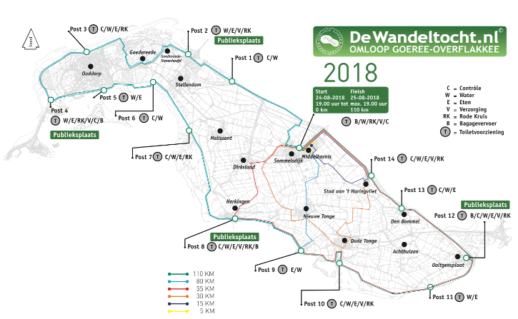 Afbeelding van de controleposten van de omloop van Goeree-Overflakkee